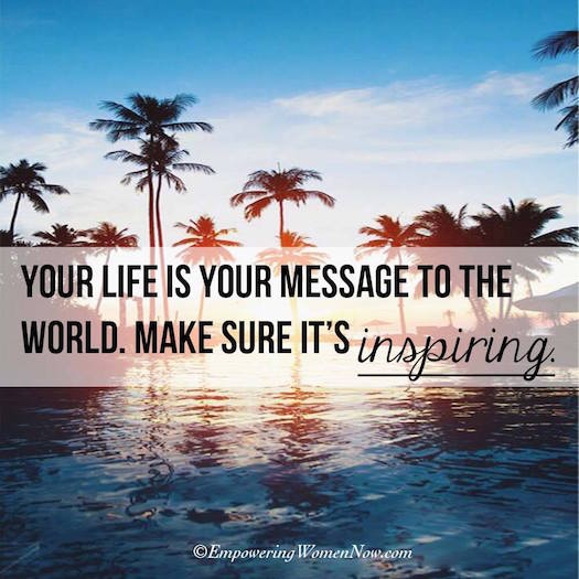 SheQuotes | Make your life your message #SheQuotes #Quotes #life #